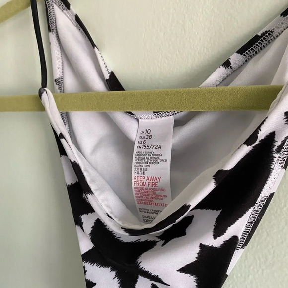 Topshop Star Print Bikini Swimsuit - Picture 6 of 8